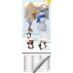 CALENDARIO MEMO PUPAZZO DI NEVE 1